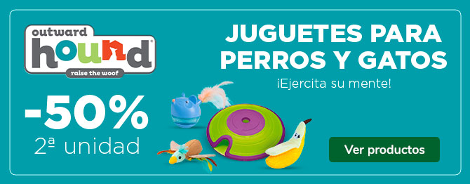 Outward: -50% de dto en la 2ª ud en selección de juguetes para perro y gato
