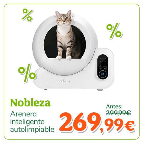 Nobleza Arenero Autolimpiable Inteligente para Gatos