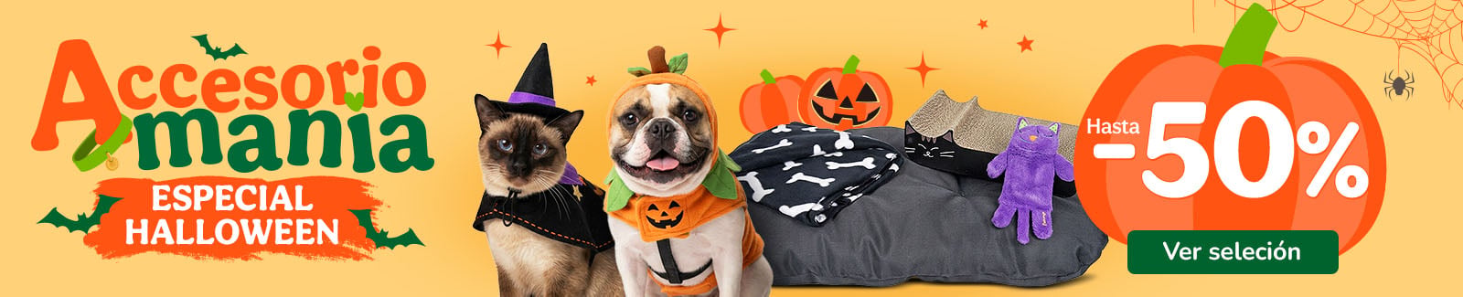 Hasta 40% dto en accesorios para tu peludo.