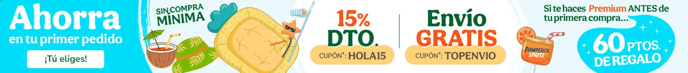 ¡Promoción de bienvenida! Si eres nuevo en Tiendanimal aprovecha los mejores descuentos