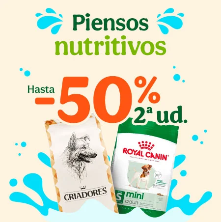 Hasta -50% en pienso