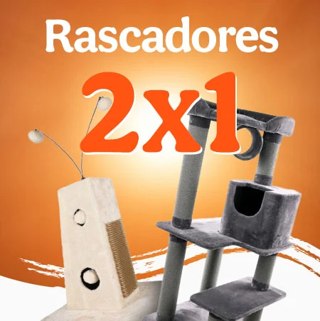 2x1 en rascadores para tu gato.