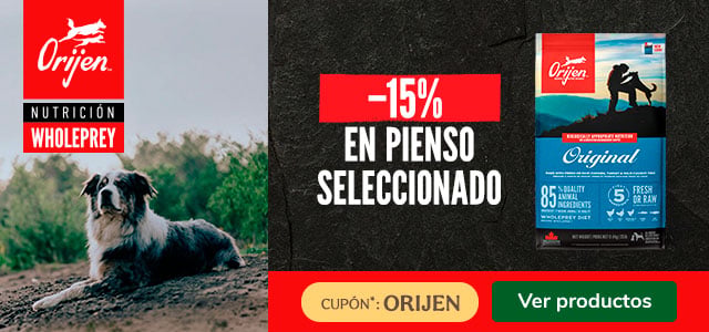 Orijen: 15% dto en pienso para perros