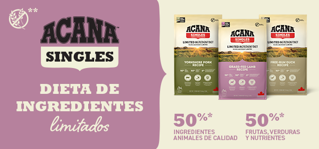 Acana Singles. Dieta de ingredientes limitados