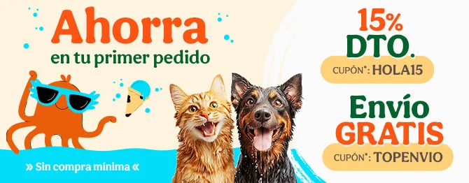 ¡Promoción de bienvenida! Si eres nuevo en Tiendanimal aprovecha los mejores descuentos