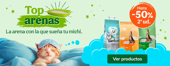 Top arenas: hasta -50% de dto en la 2 unidad