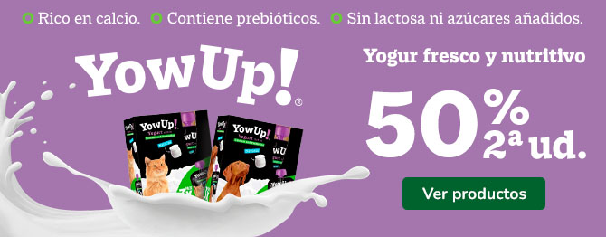 Yow Up: ¡Disfruta la 2ª unidad al 50% en helado yogur para perro!