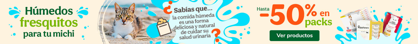 Comida húmeda para gatos: Hasta 50% de descuento en la segunda unidad de packs.