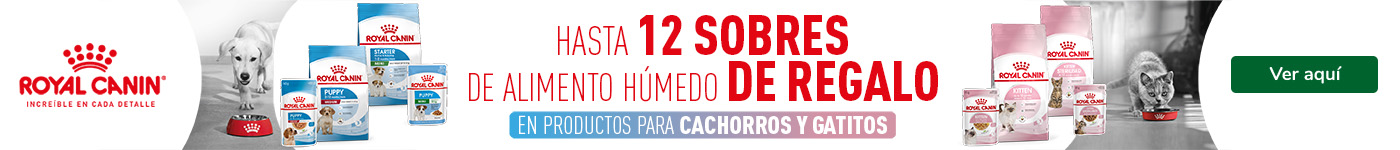 Royal Canin: ¡Hasta 12 húmedos gratis con pienso para perros y gatos!