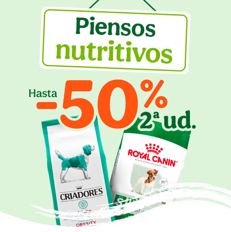 Hasta -50% en pienso
