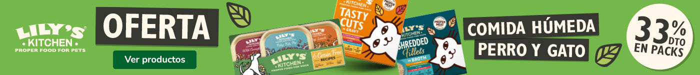Lilys Kitchen: 33% dto en packs de comida húmeda para tu peludo.