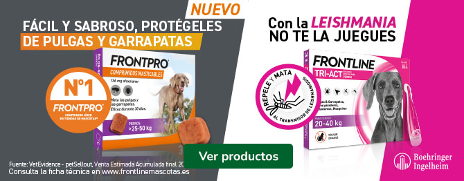 Frontline y Frontpro Antiparasitarios