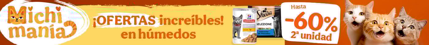 Michimanía: Hasta 60% dto en la 2ª unidad de húmedos para gatos .