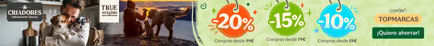 Hasta 20% dto en Criadores y True Origins.