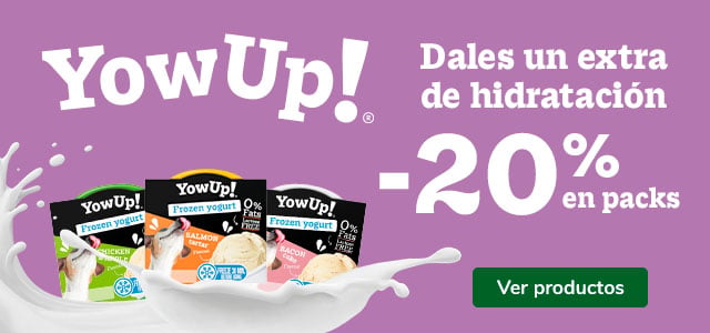 YowUp: 20% dto en packs de yogurt para tu peludo.