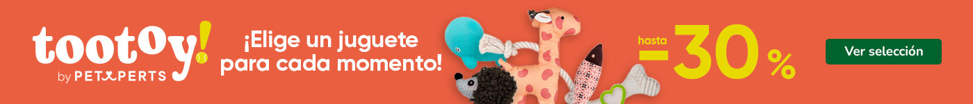 Tootoy: Hasta 30% dto en juguetes para tu peludo.