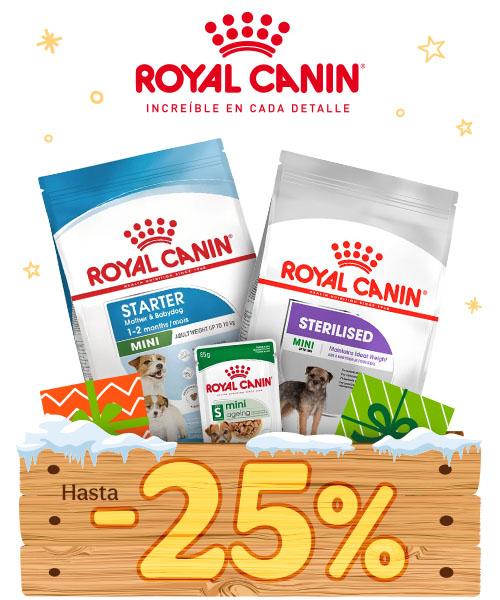 Royal Canin: Hasta 25% dto en piensos para tu perro.