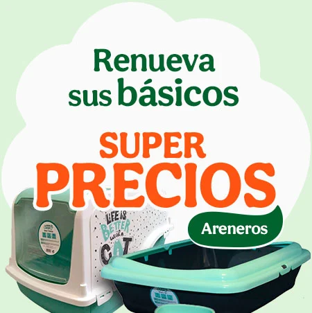 ¡Super precio en areneros para gato!
