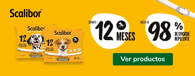 Collar antiparasitario Scalibor para perros: protección duradera contra mosquitos, pulgas y garrapatas.