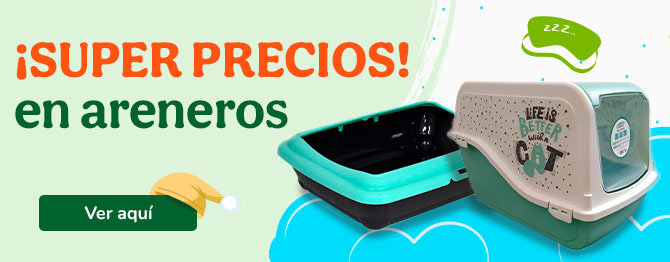 ¡Super precio en areneros para gato!