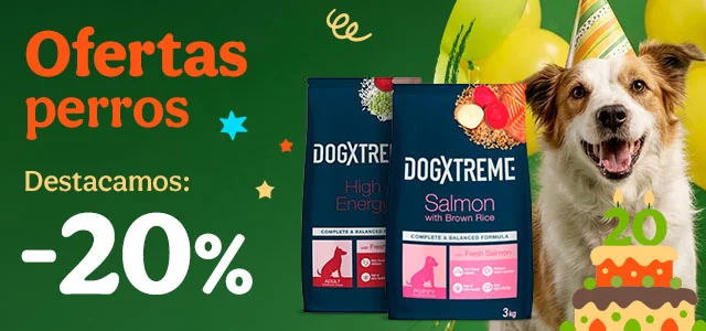 Dogxtreme: 20% dto en pienso para perros.