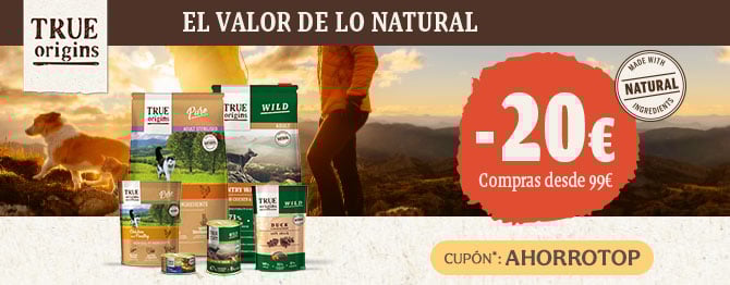 True Origins: consigue hasta 20€ de descuento en alimentación para perro y gato