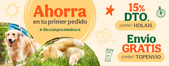 ¡Promoción de bienvenida! Si eres nuevo en Tiendanimal aprovecha los mejores descuentos