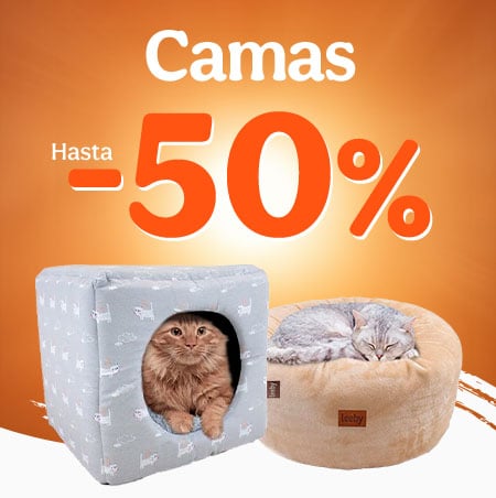 Hasta 50% dto en camas para tu gato.