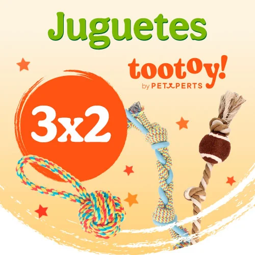 Tootoy: 3x2 en juguetes para perro.