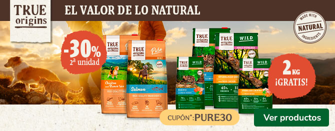 True Origins perro -30% 2ª y gato 6kg + 2kg ¡GRATIS!