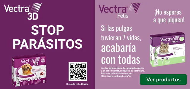 Vectra: Pipetas antiparasitarias.