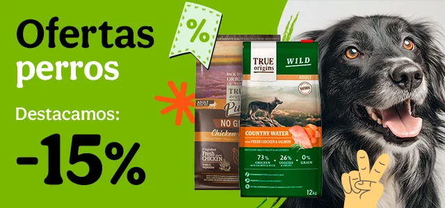 True Origins: 15% dto en piensos para perro.