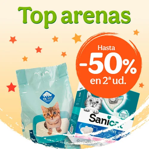 Top Arenas: Hasta 50% en la 2ª ud.