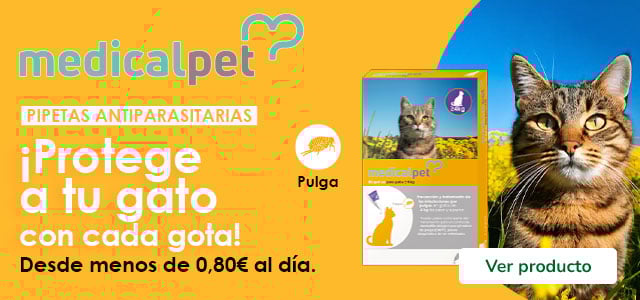 Medicalpet Pipetas antiparasitarias para gatos.