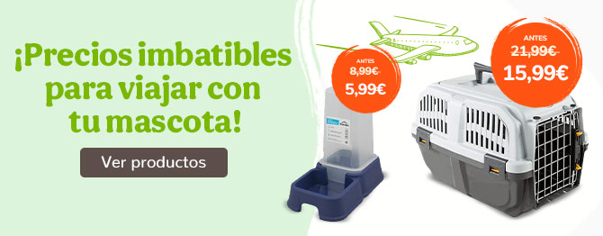 ¡Precios imbatibles para viajar con tu mascota!