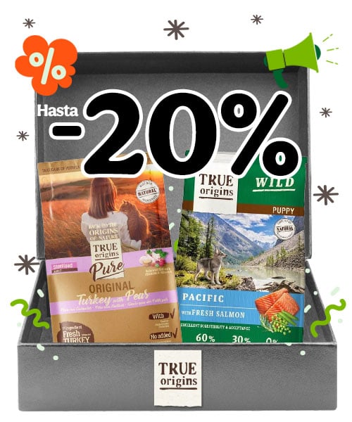 True Origins: Hasta 20% de descuento.