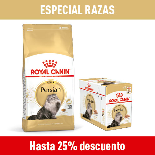 Royal Canin: 30% dto en 2ª unidad de alimentación por raza de gato.