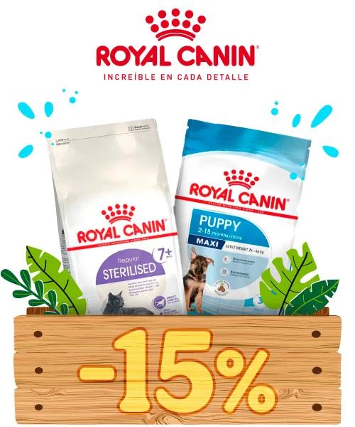 Royal Canin: 15% dto en pienso para tu peludo.