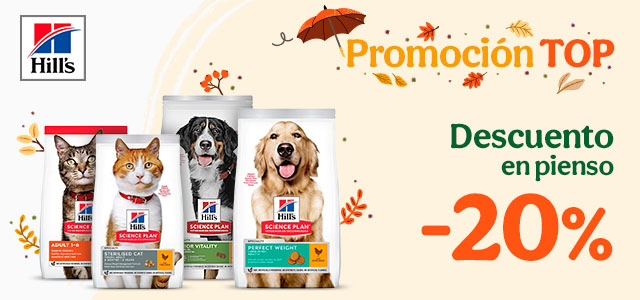 Hills Science Plan: 20% dto en sacos grandes de pienso para tu peludo.