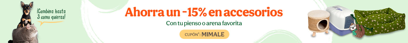 Ahorra un 15% en accesorios con el cupón MIMALE