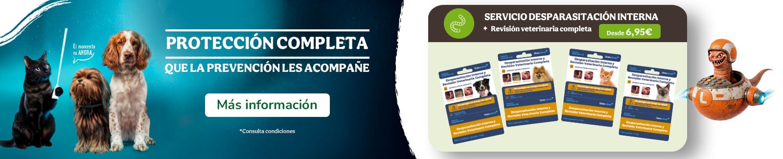 Servicio de desparasitaci&oacute;n interna.