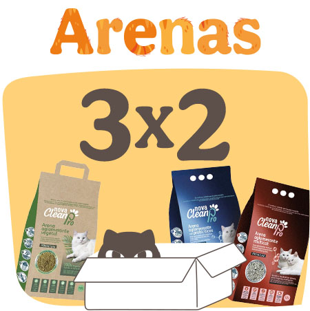 Michimania: 3x2 en arenas para gatos.