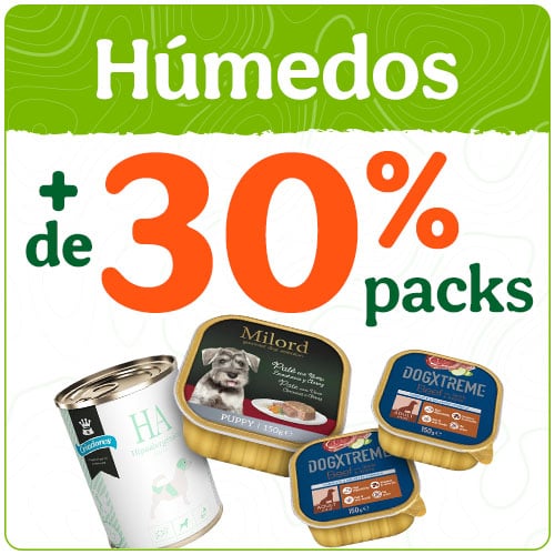 +30% dto en multipacks de comida húmeda para tu peludo.