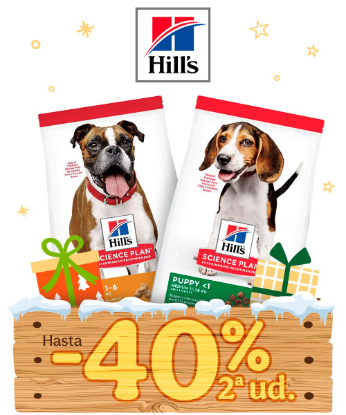 Hills Science Plan: Hasta 40% dto en la 2ª ud de piensos para perro.