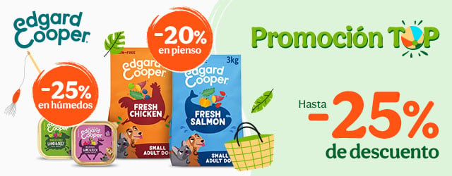 Edgard & Cooper: 20% dto en pienso y 25% dto en comida húmeda para perros.