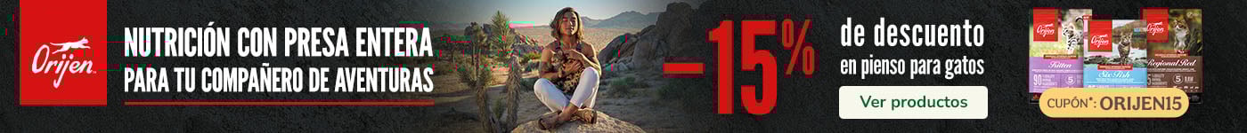 Orijen: Hasta 15% dto en pienso para gatos.