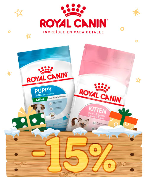 Royal Canin: Hasta 15% dto para perro y gato.