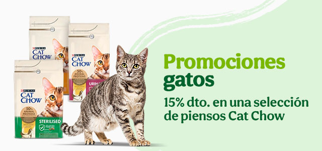 15% dto. en Cat Chow