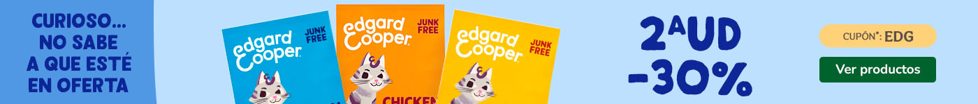 Edgard & Cooper: 30% dto en la 2ª unidad de pienso para gatos.