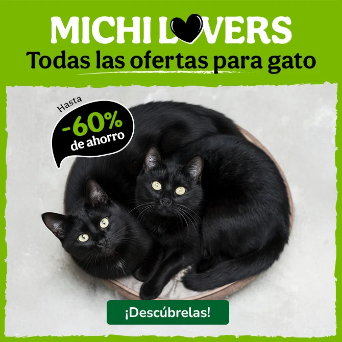 Hasta 60% dto en una amplia selección de productos para tu gato.